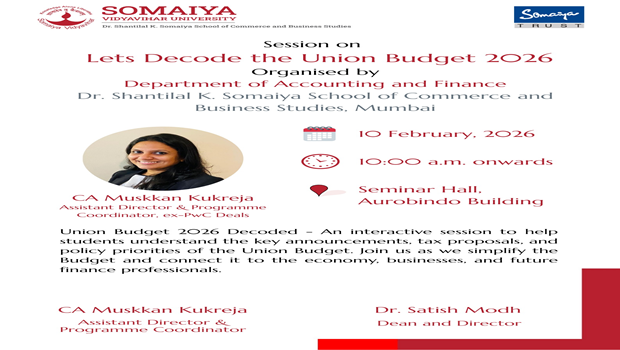 Session on: Lets Decode the Union Budget 2026