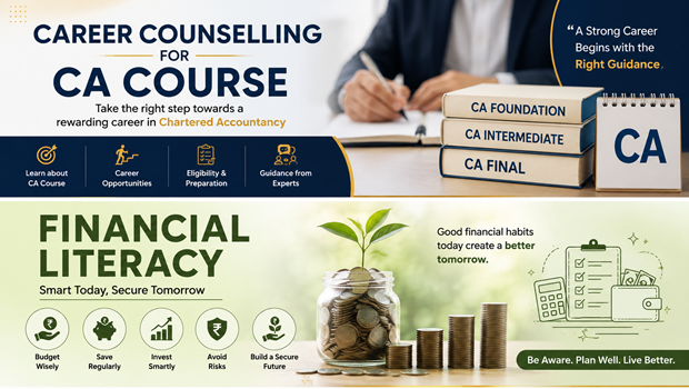 Career Counselling for CA Course and Financial Literacy